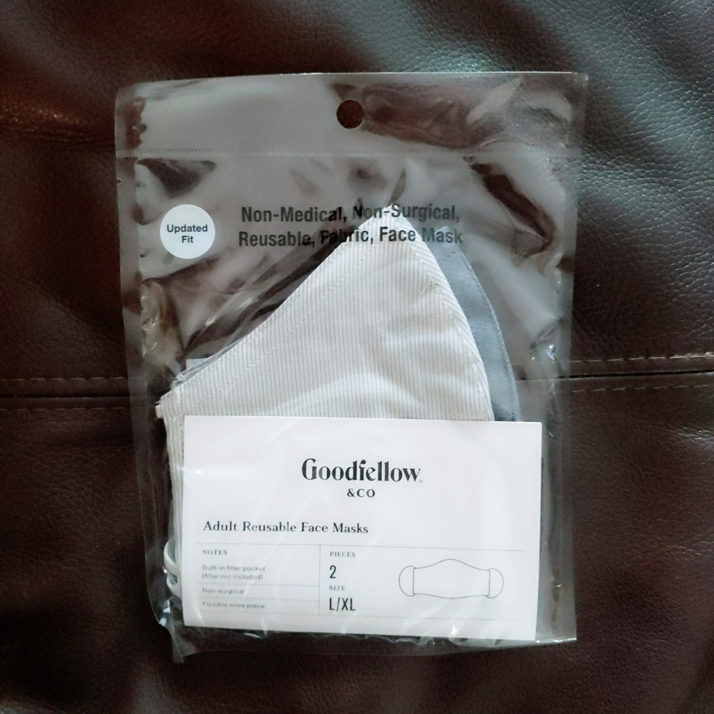 New Goodfellow & Co Target 2 Pack Adult Masks L XL